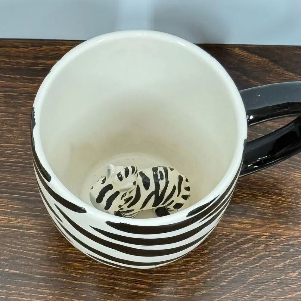 Pier 1 Imports Zebra Surprise cup size 3.5x4